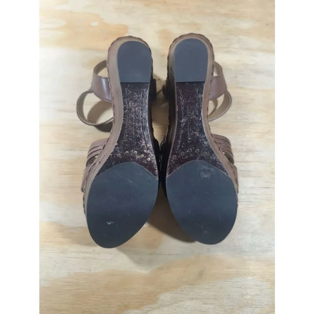 Frye brown wedge